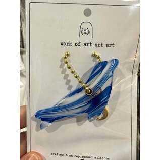 SILICONE WITH A PURPOSE KEY FOB -  WORK OF ART ART ART