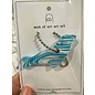 SILICONE WITH A PURPOSE KEY FOB -  WORK OF ART ART ART