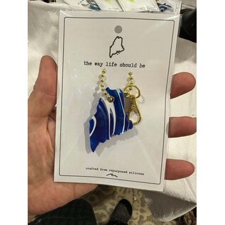 SILICONE WITH A PURPOSE KEY FOB -  THE WAY LIFE SHOULD BE