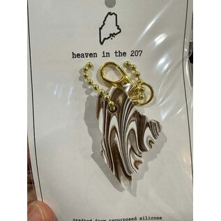 SILICONE WITH A PURPOSE KEY FOB -  HEAVEN IN THE 207