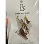 SILICONE WITH A PURPOSE KEY FOB -  HOOKED ON A FELINE