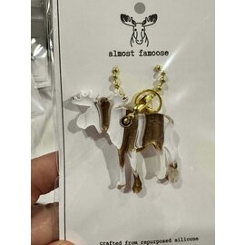 SILICONE WITH A PURPOSE KEY FOB -  ALMOST FAMOOSE