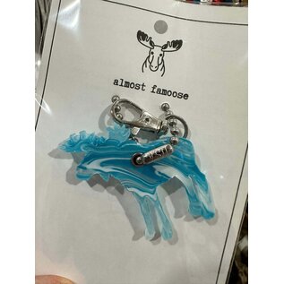 SILICONE WITH A PURPOSE KEY FOB -  ALMOST FAMOOSE