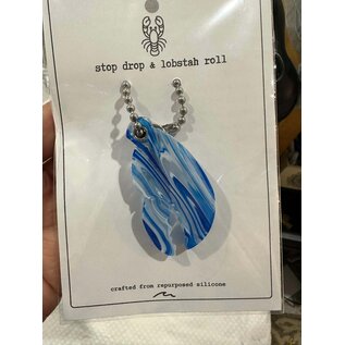 SILICONE WITH A PURPOSE KEY FOB - STOP DROP & LOBSTAH ROLL