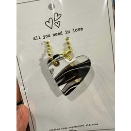 SILICONE WITH A PURPOSE KEY FOB - ALL YOU NEED IS LOVE