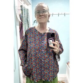 CHERRY TOP / JACKET  RUSTIC SUNFLOWERS SIZE LARGE