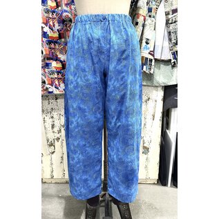 KATE PANT - RADIANT BLUE CIRCLES - SMALL