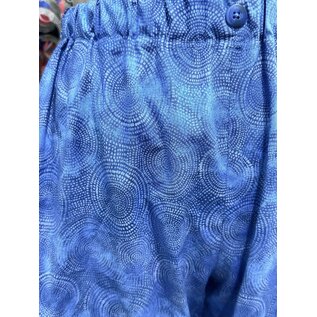 KATE PANT - RADIANT BLUE CIRCLES - SMALL