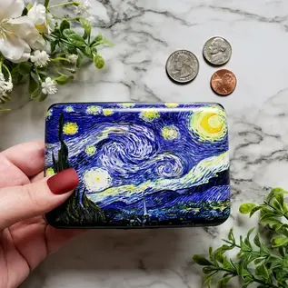 CREDIT CARD CASE - VAN GOGH STARRY NIGHT