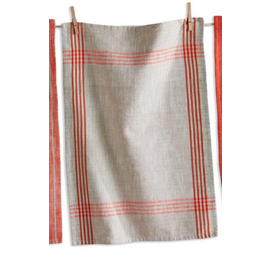 TOWEL  CANYON ORANGE BORDER STRIPE
