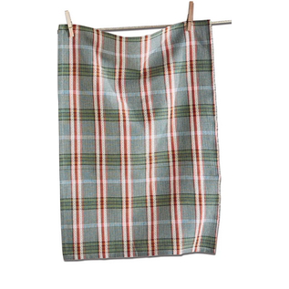 TOWEL - PINE & PUMPKIN PLAID