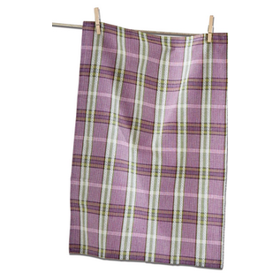 TOWEL - PLUM & SAGE PLAID
