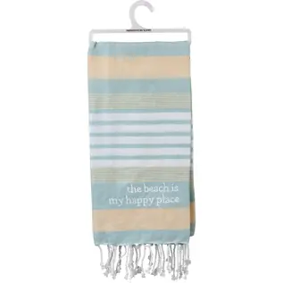 TOWEL - THE BEACH IS MY HAPPY PLACE