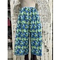 KAMALA DESIGNS JESSE CROPPED PANT - ANNA MARIA BUBBLY FLOWERS - SIZE MEDIUM