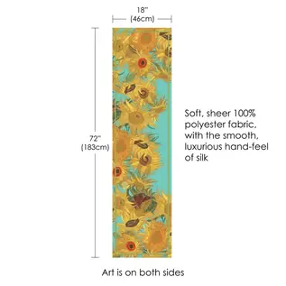 SCARF - VAN GOGH SUNFLOWERS