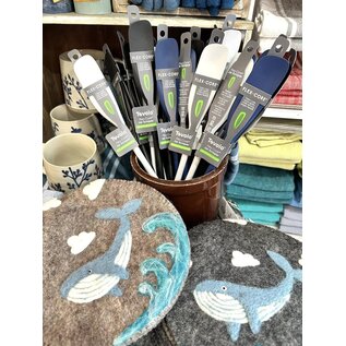 Kate's Favorite Kitchen Spoon- SILICONE JAR SCRAPER NAVY