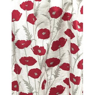 KAMALA DESIGNS ELLA SKIRT - RED POPPIES - LARGE