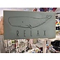 SAWDUST CITY RELAX WHALE SIGN