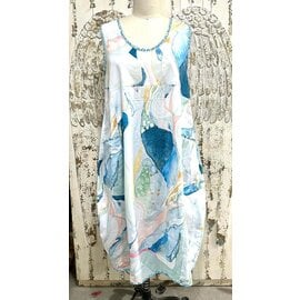KAMALA DESIGNS PEACHES DRESS - WATERCOLORS - MEDIUM