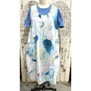 KAMALA DESIGNS PEACHES DRESS - WATERCOLORS - MEDIUM
