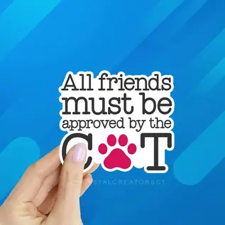 APPROVED BY CAT  STICKER