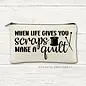 MAKE A QUILT  ZIP POUCH