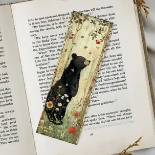 FOREST BEAR  BOOKMARK