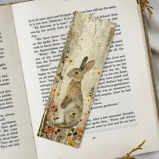 FOREST BUNNY  BOOKMARK