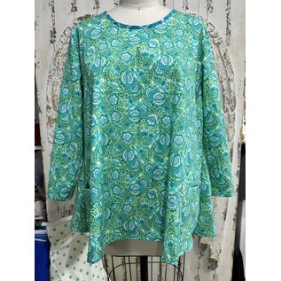 TEA TOP - FOXES  - LARGE