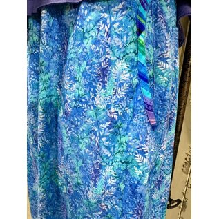 KAMALA DESIGNS JESSE WIDE CROPPED PANT - TURQUOISE FERNS