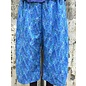 KAMALA DESIGNS SANDY PANT - TURQUOISE BLUE FERNS- SIZE MEDIUM