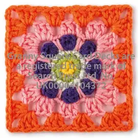 GRANNY SQUARE FLOWERS CARD DECK