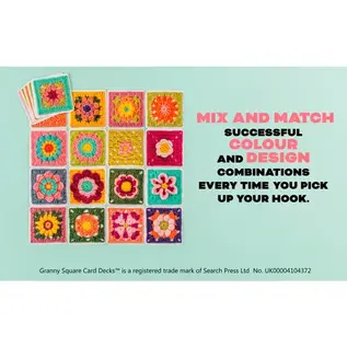 GRANNY SQUARE FLOWERS CARD DECK