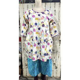 IVY TUNIC  - TREES AND RAINBOWS- MEDIUM