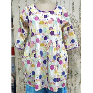 IVY TUNIC  - TREES AND RAINBOWS- MEDIUM