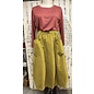 KAMALA DESIGNS OONA SKIRT - CURRY WITH BROWN DOTS - SMALL