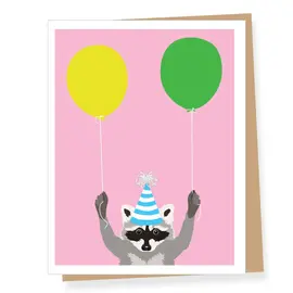 BIRTHDAY - AWESOME RACCOON