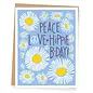 BIRTHDAY - PEACE LOVE HIPPIE B DAY