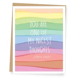 BLANK CARD - MY NICEST THOUGHTS