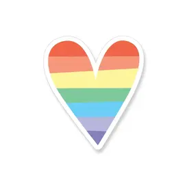 STICKER - RAINBOW HEART