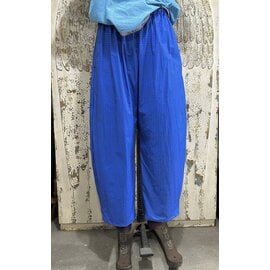 KAMALA DESIGNS KATE PANT- COBALT WITH DOTS