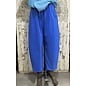 KAMALA DESIGNS KATE PANT- COBALT WITH DOTS