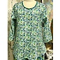 KAMALA DESIGNS TEA TOP - ESTEE MCLEOD BIRDS PRINT-