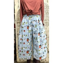 KAMALA DESIGNS JESSE PANT - CATS ON CLOTHELINES -