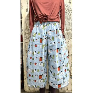 KAMALA DESIGNS JESSE PANT - CATS ON CLOTHELINES -