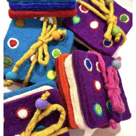 FAIR TRADE FELT POLKA DOT COASTERS