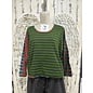 KAMALA DESIGNS KAMALA TOP - STRIPE MEDLEY