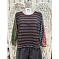 KAMALA DESIGNS KAMALA TOP - STRIPE MEDLEY