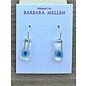 BARBARA MELLEN Handcrafted Dichroic Glass Earrings  #101