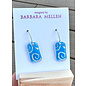 BARBARA MELLEN Handcrafted Dichroic Glass Earrings  #106
